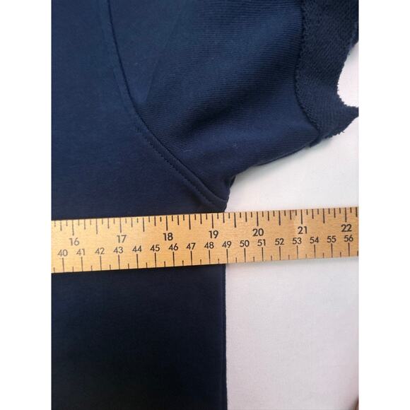 Under Armour Project Rock Short Sleeve Hoodie Navy Brahma Bull Logo Men’s Small - Picture 6 of 10